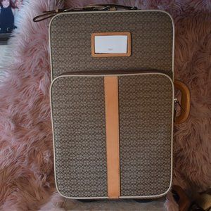Coach Brown and Tan Travel Bag